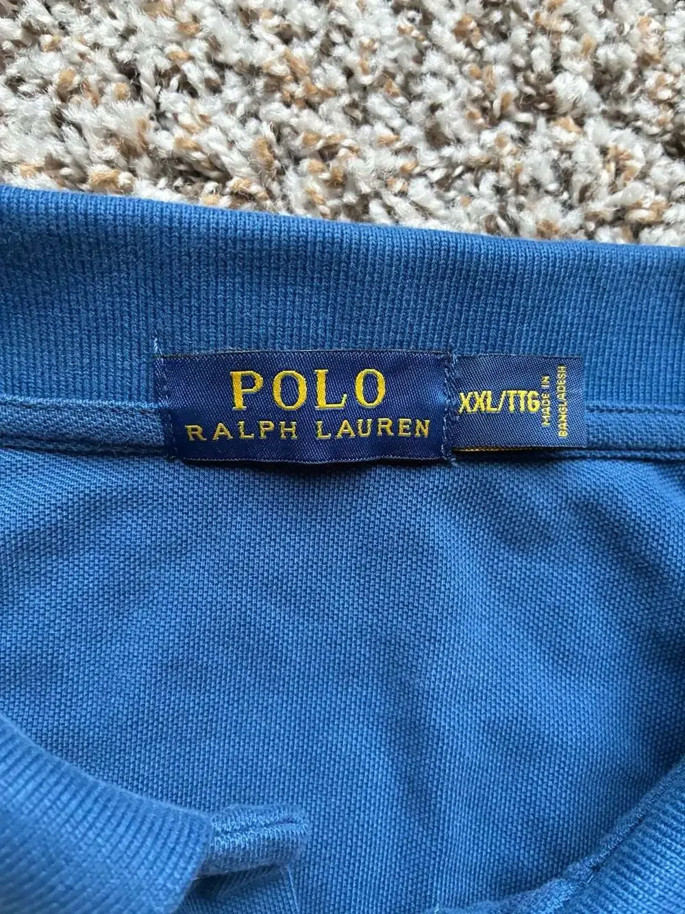 Polo Ralph Lauren Snow Polo Challenge 45th Anniversary Crest Big Pony Polo Shirt